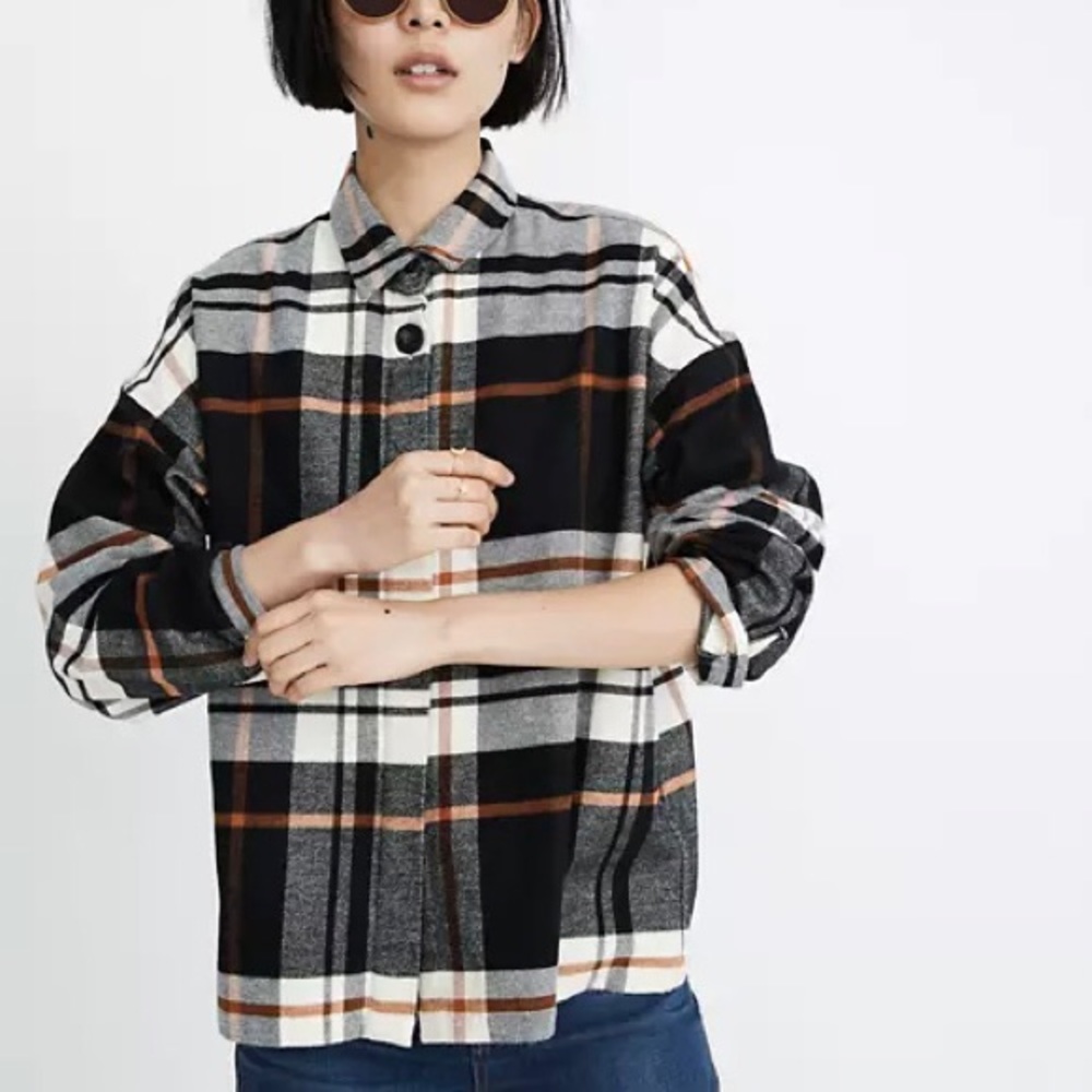 Madewell Bromley Flannel Shirt - M